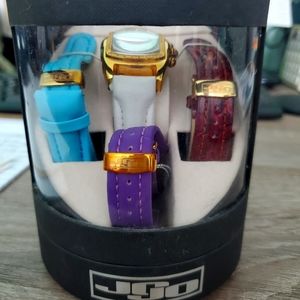 Jojo diamond beveled watch